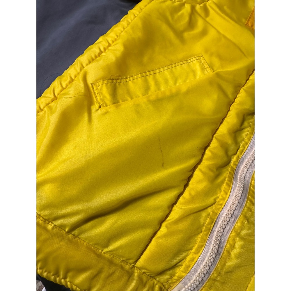 Almarin Canada PFD Flotation Jacket Yellow Nautical Safety Coat Whistle L Vntg - Picture 15 of 15